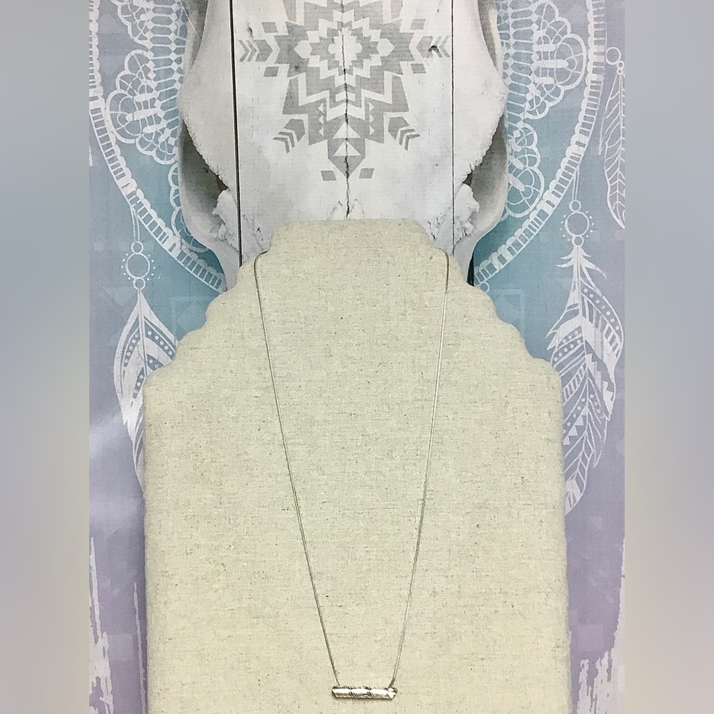First Nations Sterling Silver Horizontal Spiral Pendant & Chain
